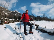 Salita pomeridiana al MONTE SUCHELLO (1541 m.) ben innevato da Costa Serina l 25 gennaio 2013  - FOTOGALLERY